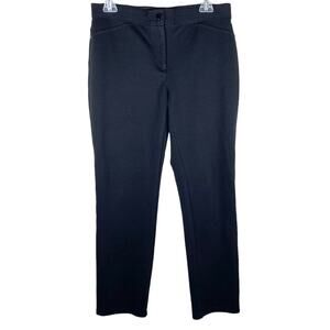 Chico's Straight Leg Dress Pants Black Jeggings 4 Short